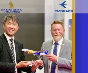 Embraer Sign MOU with SIA Engineering (Philippines) for E2 Jets